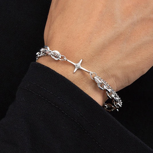 Vintage Star Multilayered Chain Bracelet