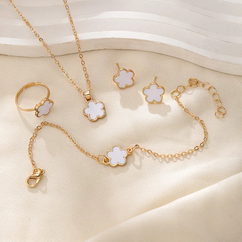 Floral Jewelry Set